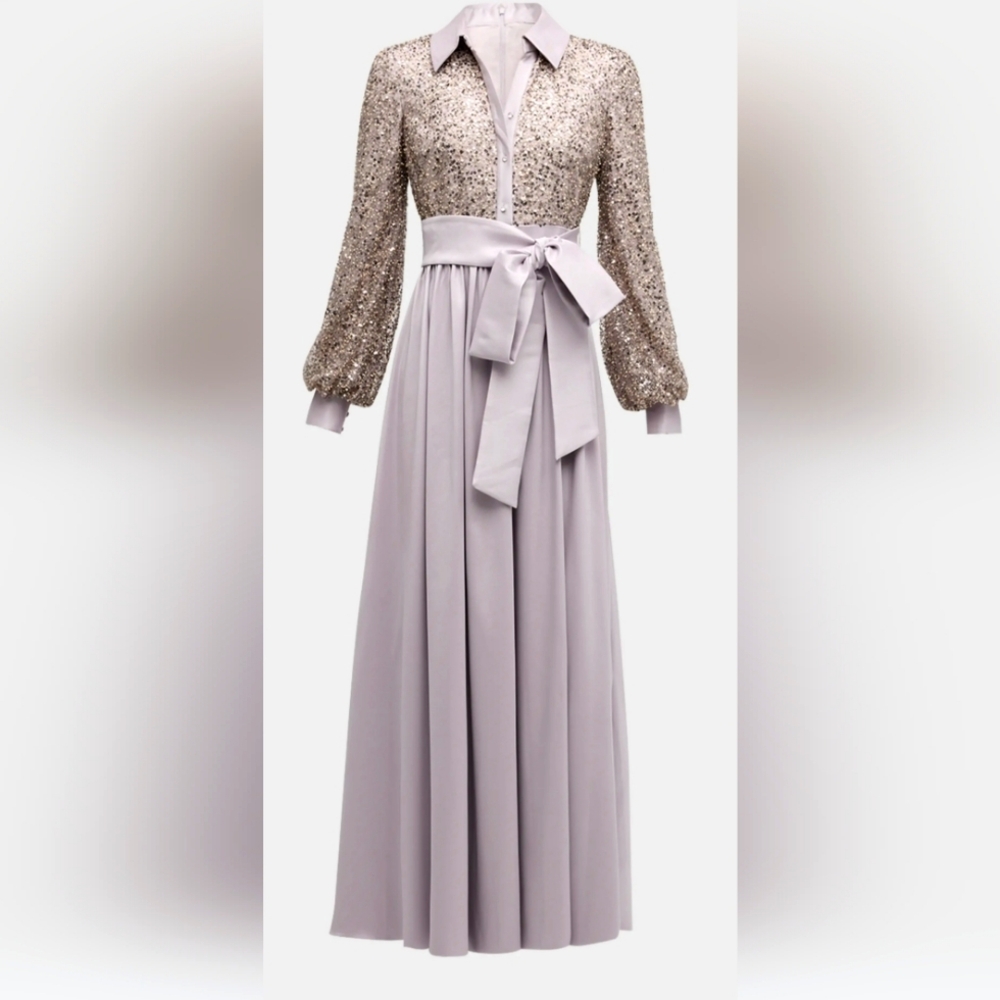 BADGLEY MISCHKA COLLECTION MAXI DRESS